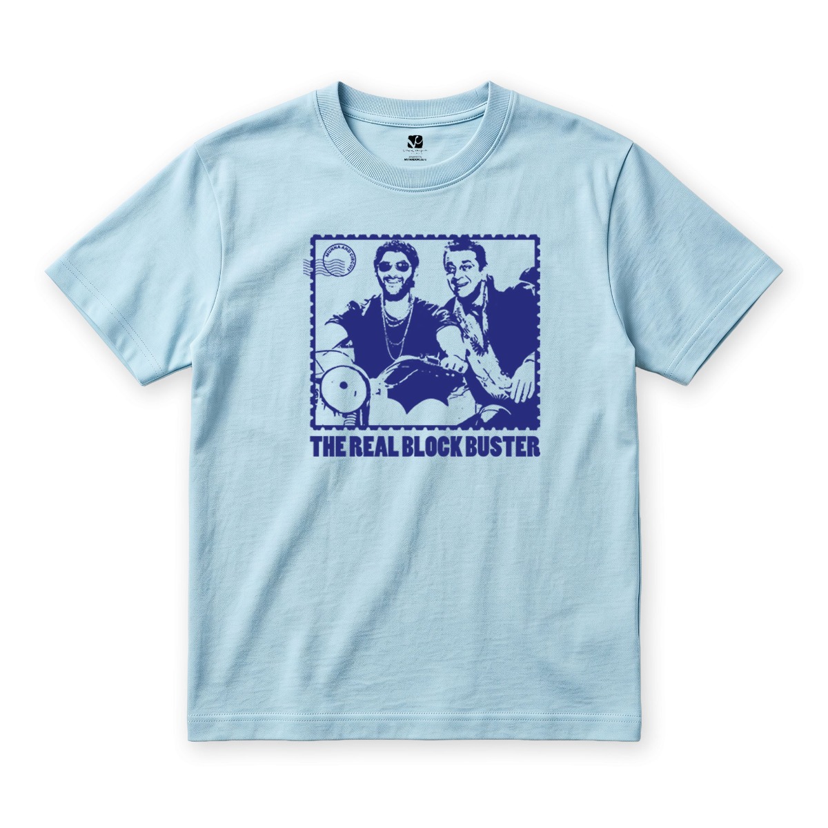 Blockbuster - Official Vinod Chopra Films Merchandise - Regular Powder Blue Tshirt