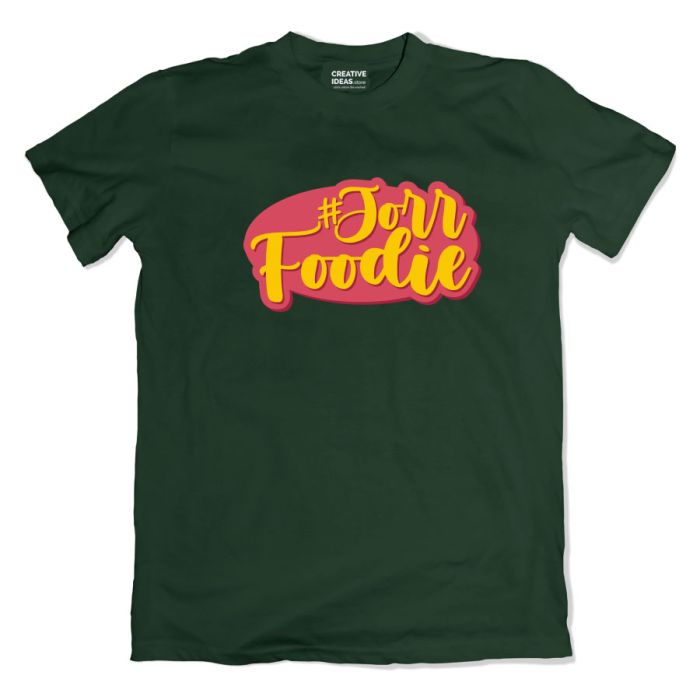 Jorr Foodie Green Tshirt by Aditi Raval
