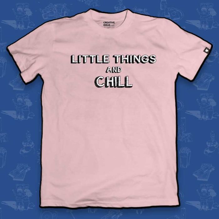 Little Things And Chill Pink Tshirt - Official Little Things Merchandise