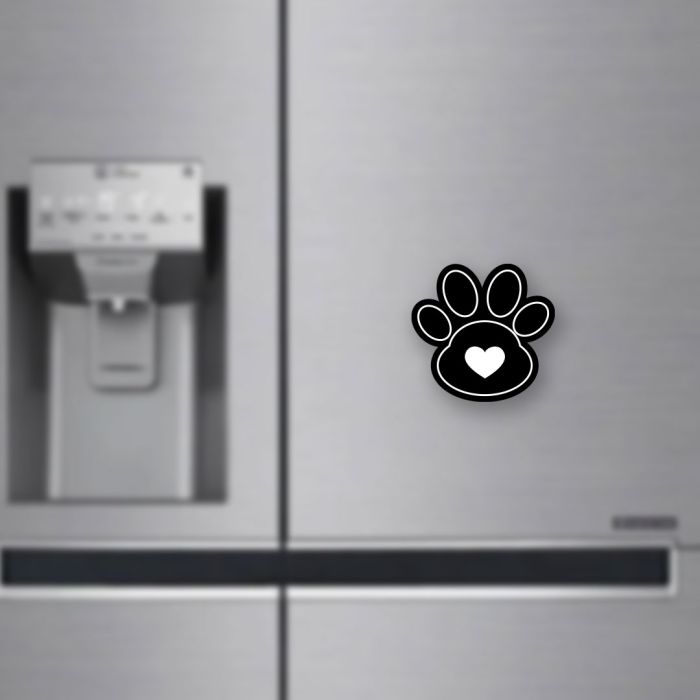 Paw Fridge Magnet by Yashraj Mukhate