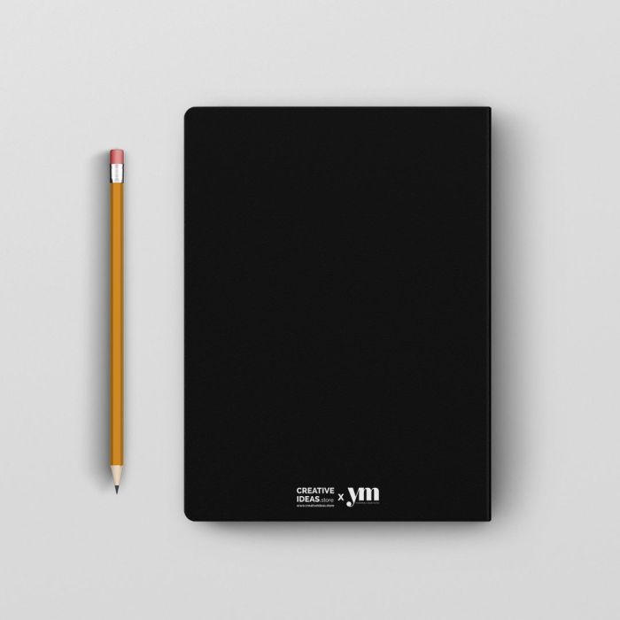 Grand Piano Black Notebook by Yashraj Mukhate