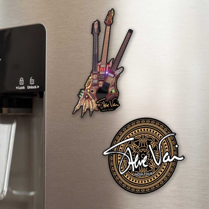 India Tour Magnets (set of 2) Official Steve Vai Merchandise