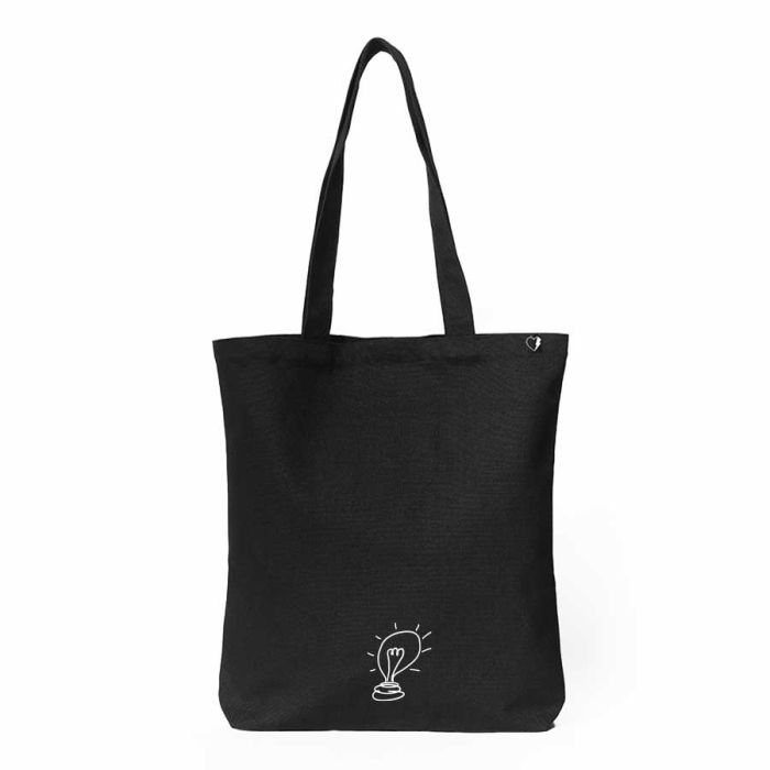 Inspiration Black Tote Bag - Official Varun Duggi Merchandise