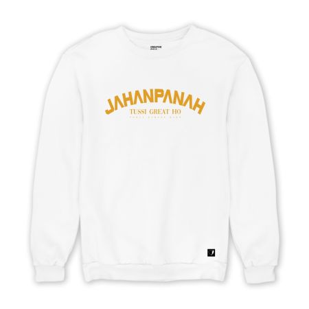 Jahanpanah - Official Vinod Chopra Films Merchandise - White Sweatshirt
