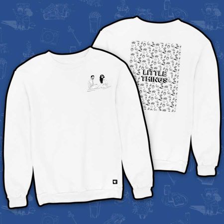 Kavu & Momo White Sweatshirt - Official Little Things Merchandise