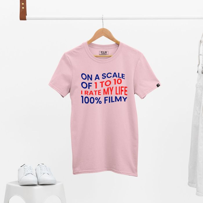 100% Filmy Pink Tshirt - Official Film Companion Merchandise