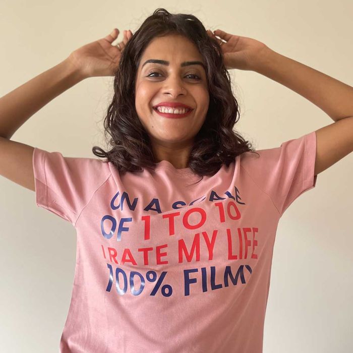 100% Filmy Pink Tshirt - Official Film Companion Merchandise
