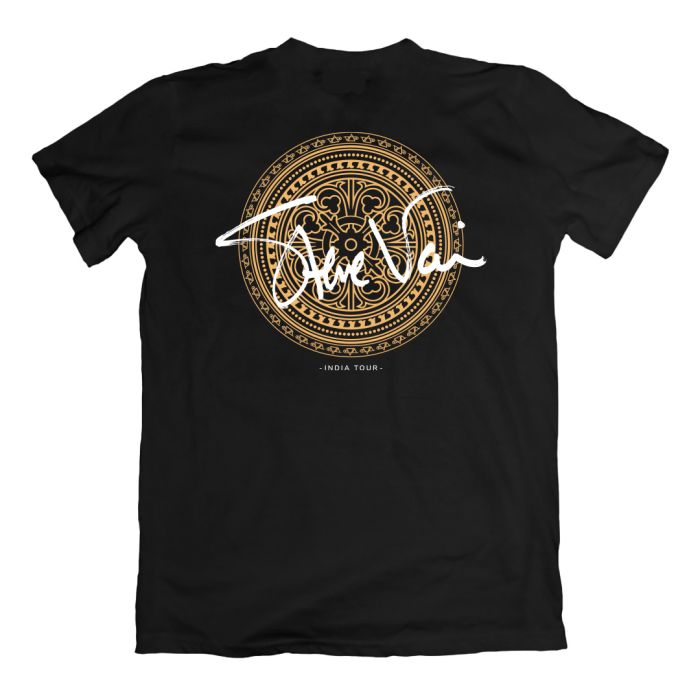 Mandala Official Steve Vai Merchandise Black Tshirt