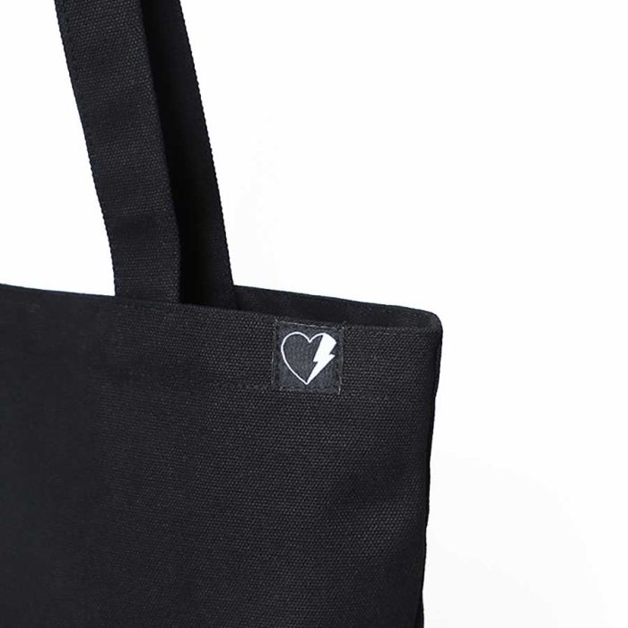 Solo Traveller Black Tote Bag By Aditi Raval
