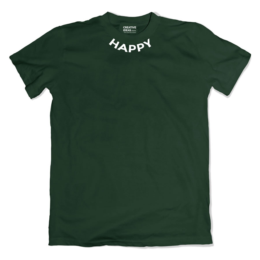 happy green tshirt creative ideas